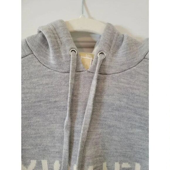 MICHAEL MICHAEL KORS Logo Merino Hoodie S NWOT - Picture 6 of 9